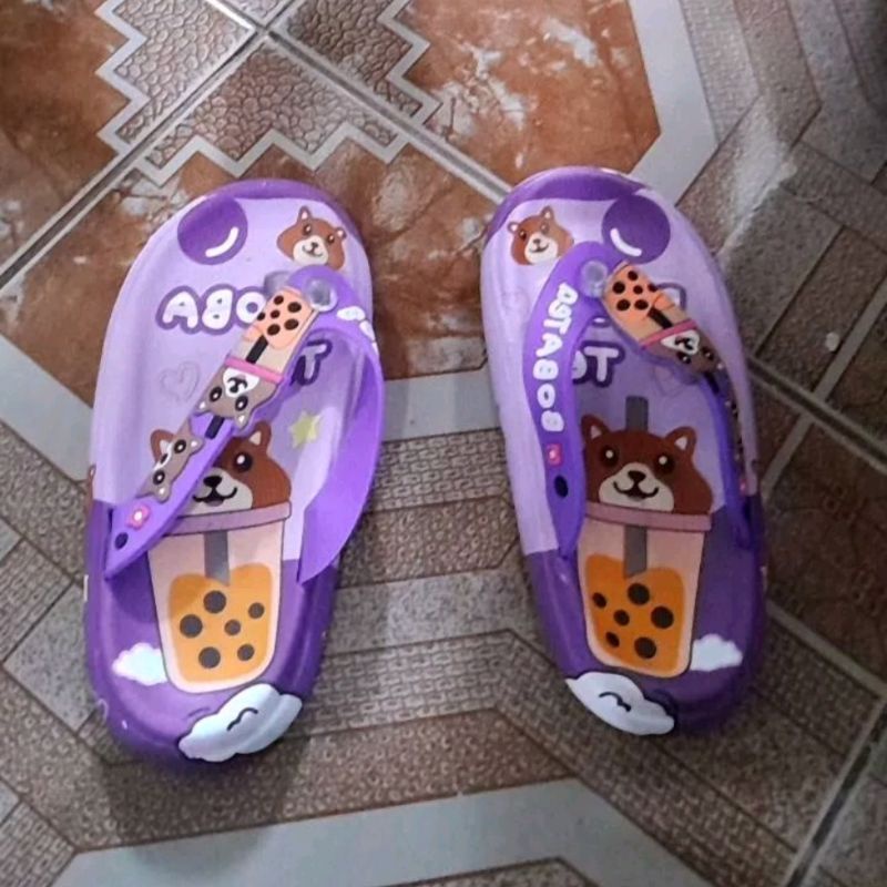 Sandal Anak Perempuan Boba Sandal Jepit Anak Perempuan Import Motif Boba