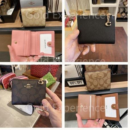 NEW STOCK Coach Dompet Lipat short wallet coach wallet wanita coach Dompet Wanita