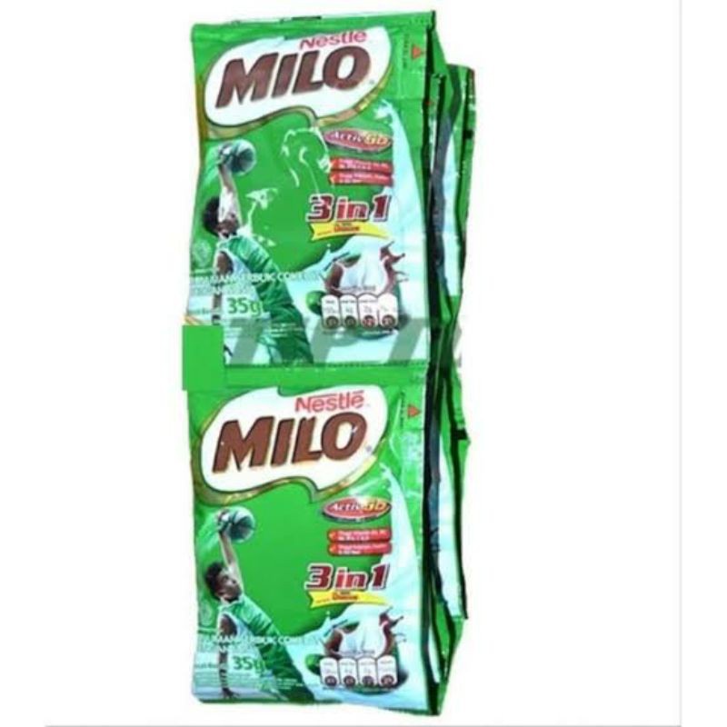 

Milo 3 in 1 isi 10 sachet x 35 gr