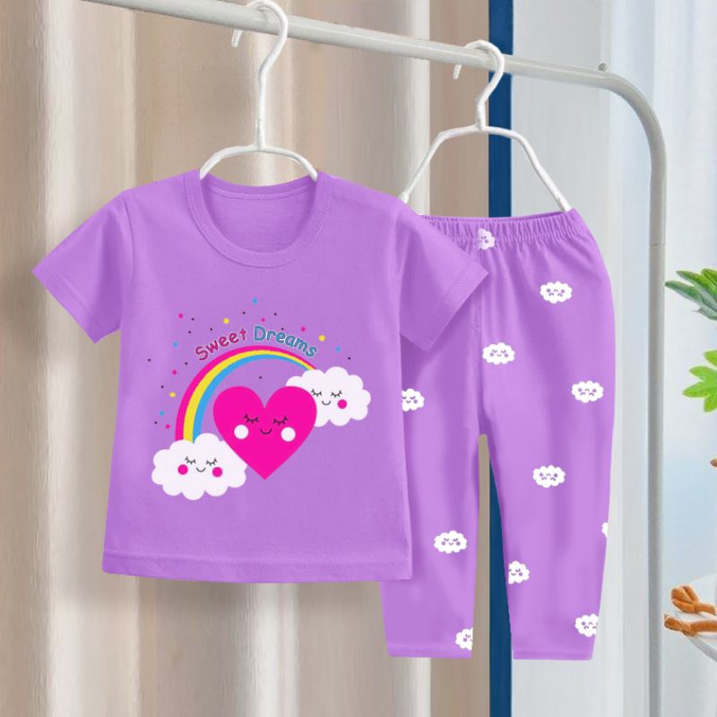 RAMORA SETELAN BAJU ANAK PEREMPUAN/ SET ANAK CEWEK CELANA PANJANG