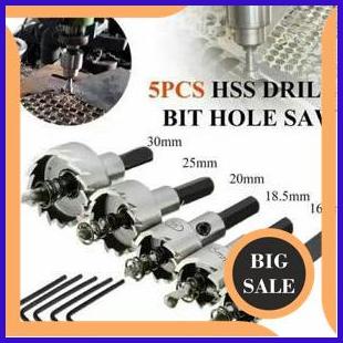 parts Set 5pcs Mata Bor Hole Saw Besi Almunium Holesaw Baja Ringan Mata Bor Besi 1F3B23