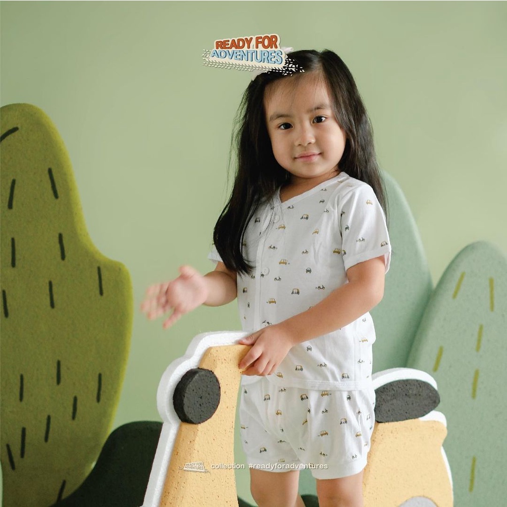 Kiki Pup - Short Set / Setelan Lengan Pendek Bayi Dan Anak Unisex Part 2