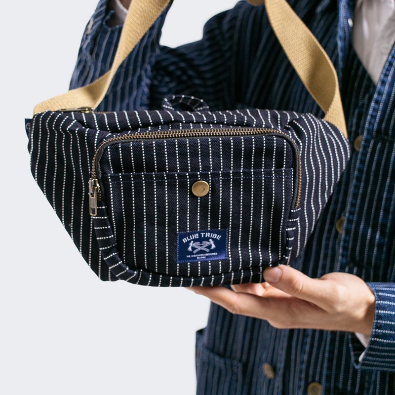 FMC Speed Supply tas Waistbag wabash biru stripe 011222