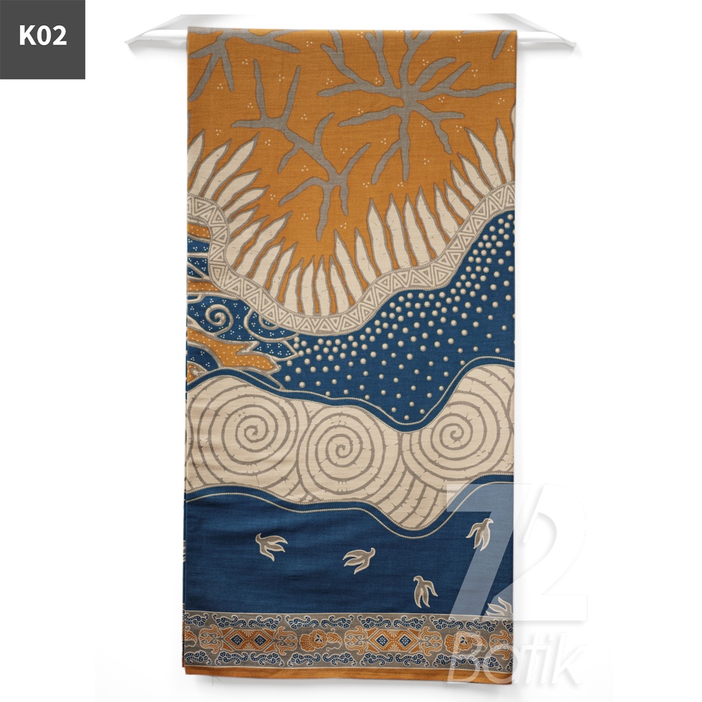 KAIN BATIK KATUN Premium Motif Lapis Warna Hitam Kuning 723168 Cap 72 Jarik Jarit Samping Kebat Panjang Batik Katun Modern Premium Bahan Seragam Batik Pernikahan Kantor Keluarga Murah Kamen Jadi Batik Bali Lembaran