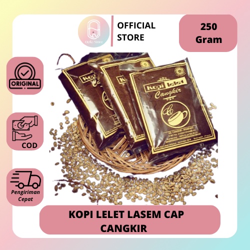 QEILA - KOPI LELET LASEM CAP CANGKIR 250 GRAM