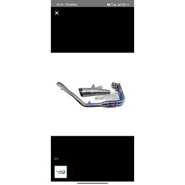 Knalpot R9 H2 titanium full sistem CBR250RR, R9 H2 Original