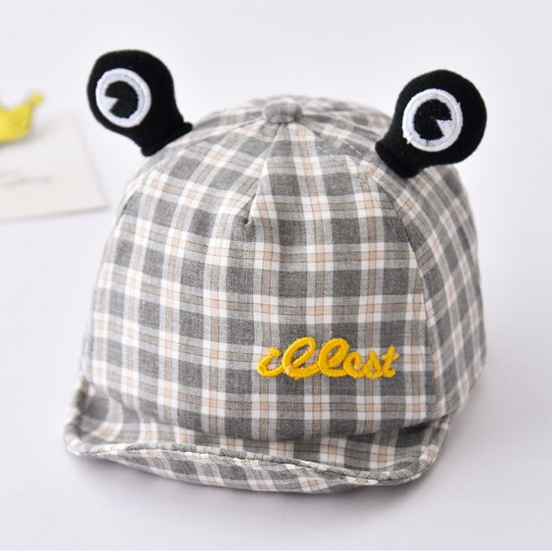 topi baseball anak lakilaki MOTIF FROG kotak usia 0-2 tahun / topi anak premium lucu