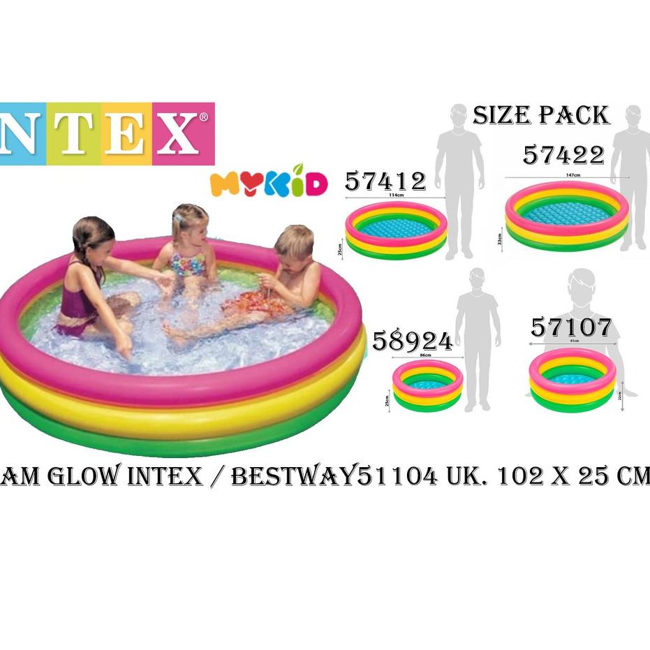 ♙ Kolam Anak Intex / Kolam Karet Intex /Kolam Renang intex ✮