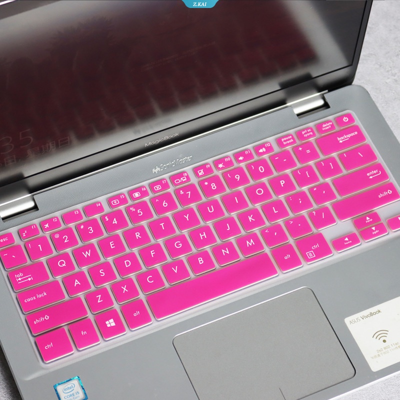 14-inch Keyboard Cover Asus Pelindung Asus A407 A405 S410 A411 TP410 Silikon Tahan Air Melindungi Kulit Penutup Debu Notebook [ZK]