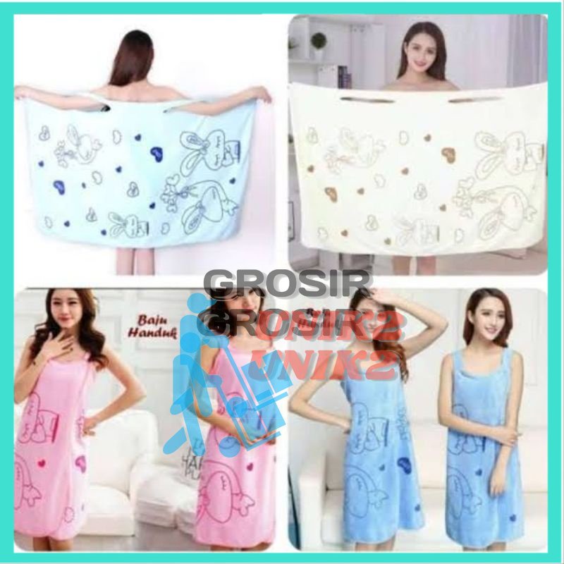 Handuk mandi towel kimono / handuk travel / handuk baju / handuk kimono grosir unik