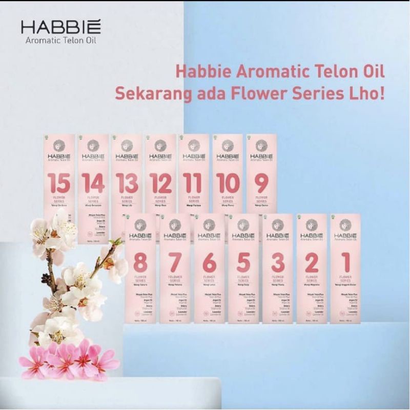 Habbie Telon Oil Flower Aromatic / Telon Aroma Bunga 100 ml