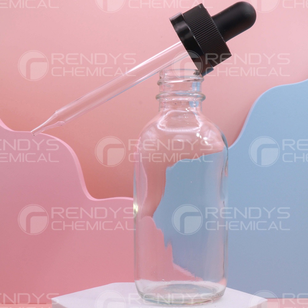 Botol Pipet Kaca BENING 60ML / Glass Bottle Pipette Clear 60 ML / Dropper Bottle