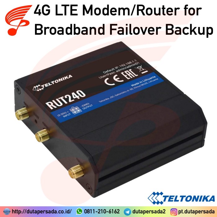 Best Seller 4G Lte Modem Router For Broadband Failover Backup Teltonika Rut240