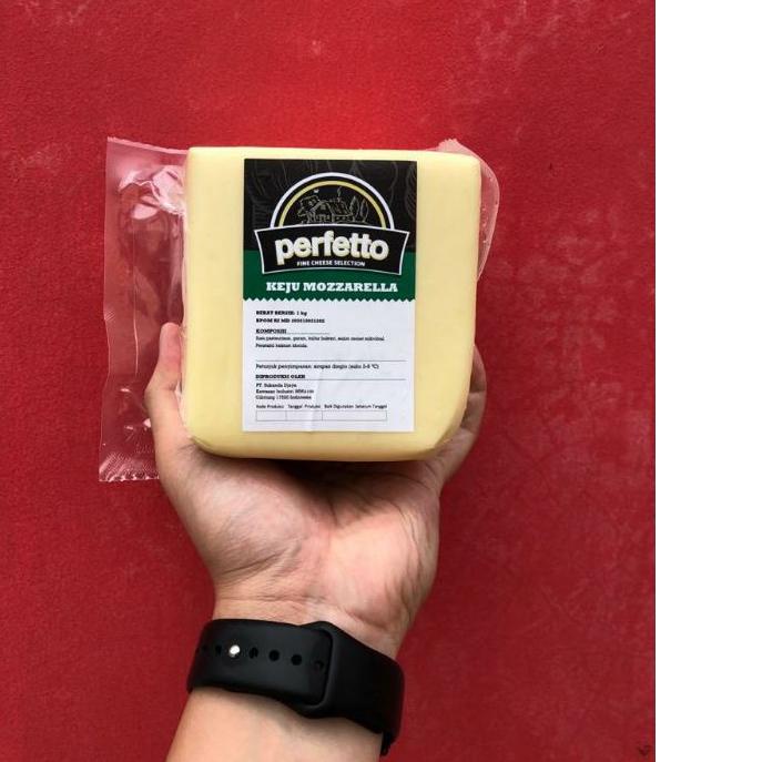 

✶ Keju Mozarella Perfetto Import Austalia Block 1KG ❈