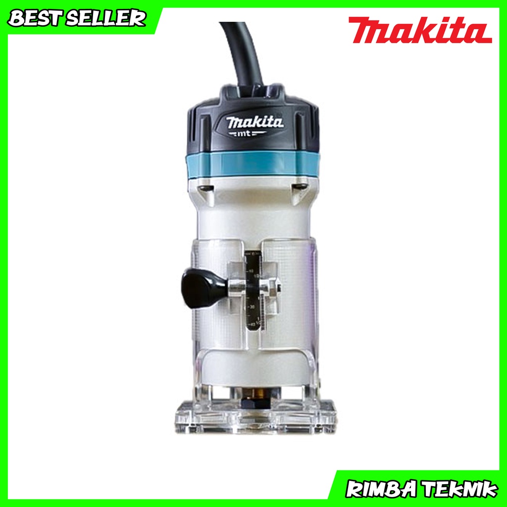 MAKITA M3701B mesin profil router kayu 6mm 1/4 inch wood trimmer M 3701B