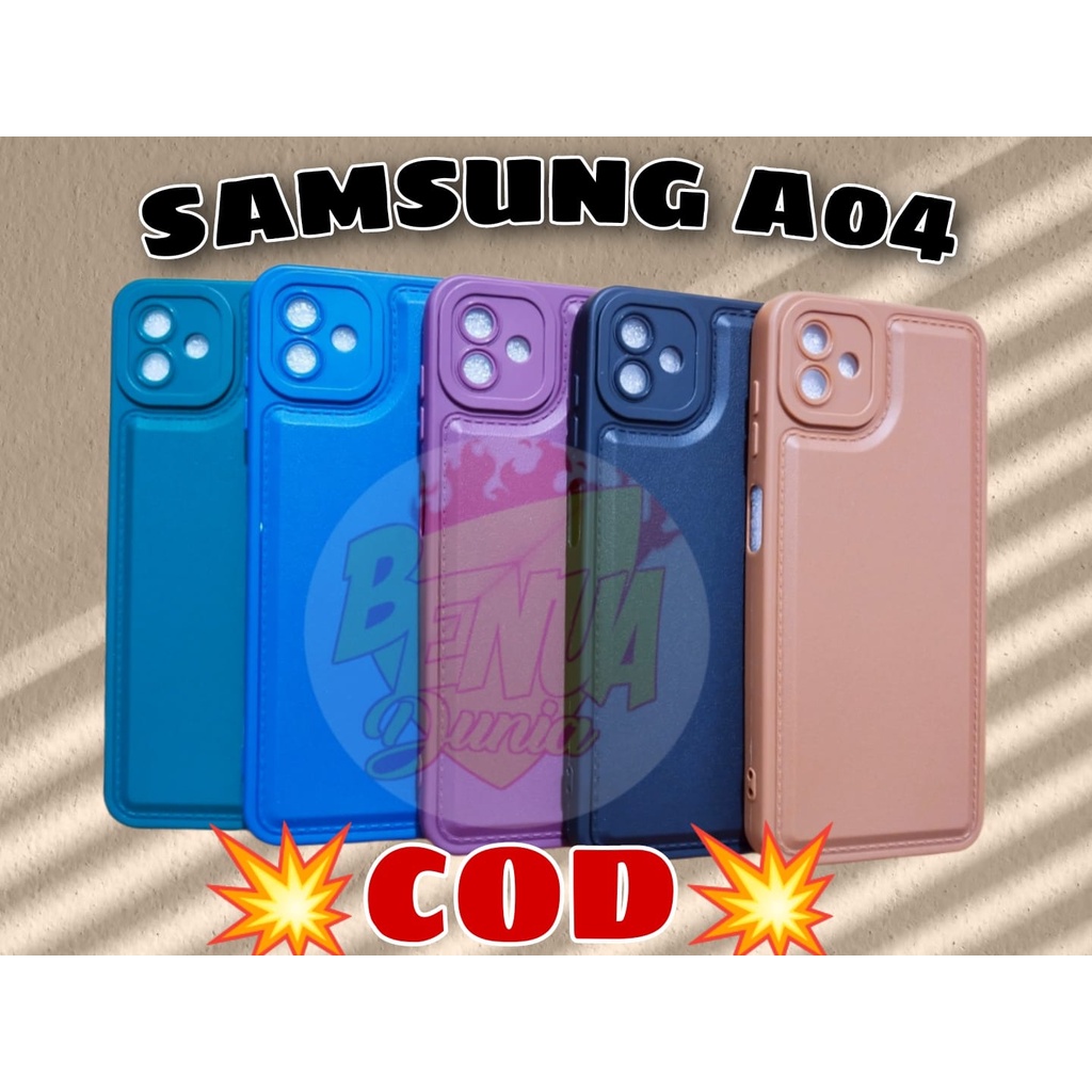CASE SAMSUNG A04 A04E A04S || SOFTCASE LEATHER PRO SAMSUNG A04 A04E A04S - BD