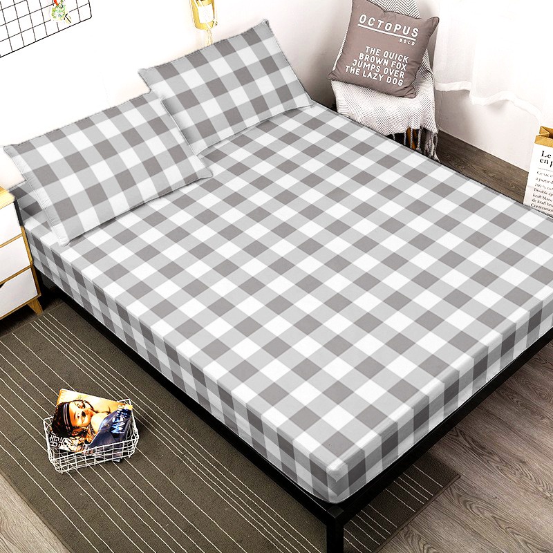 sprei premium polos ukuran 180x200/160x200/120x200 free sarung bantal dan sarung guling bahan halus tidak luntur