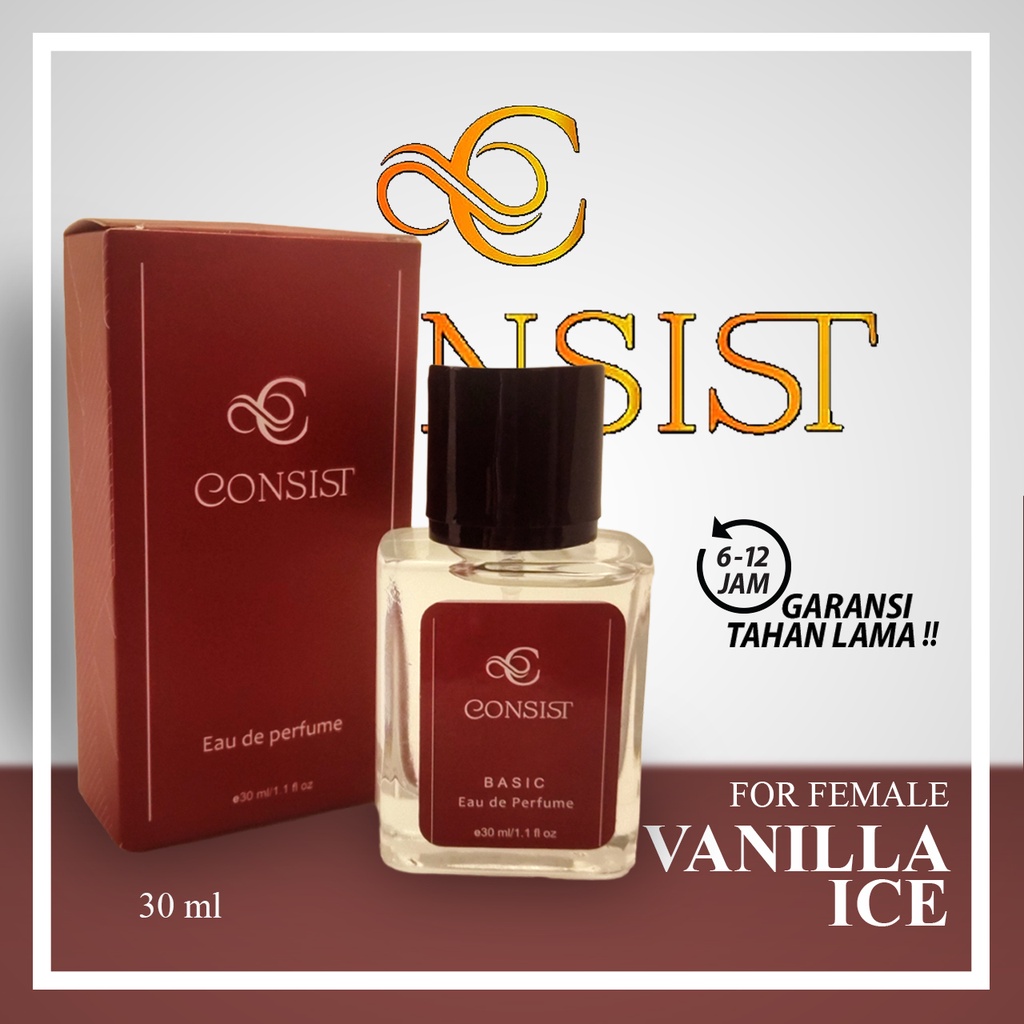Consist Parfum Vanila Ice Tahan Lama - Parfume Wanita