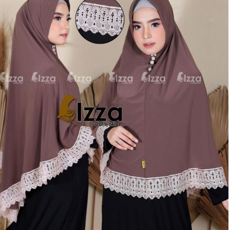 Sale Hijab INSTAN JERSRY KOREA BERGO  RENDA ARAB IZZA COLLECTION