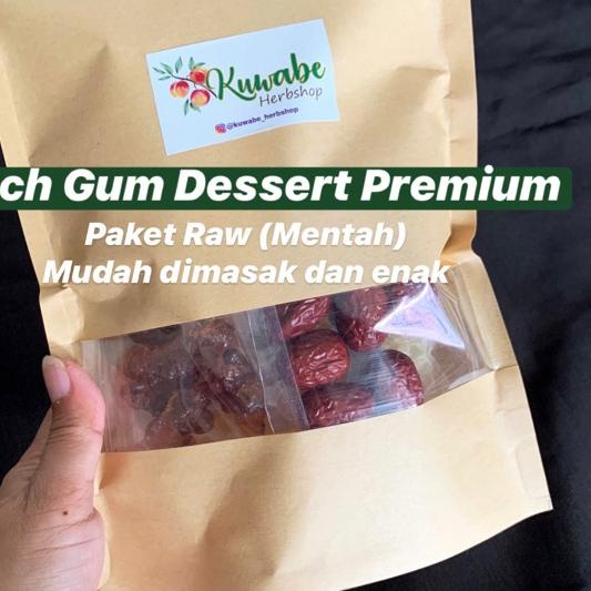 

✪ PEACH GUM DESSERT [Family Pack] / Paket Raw (mentah)/TaoJiao Set (6-7 cups 400ml) ✮