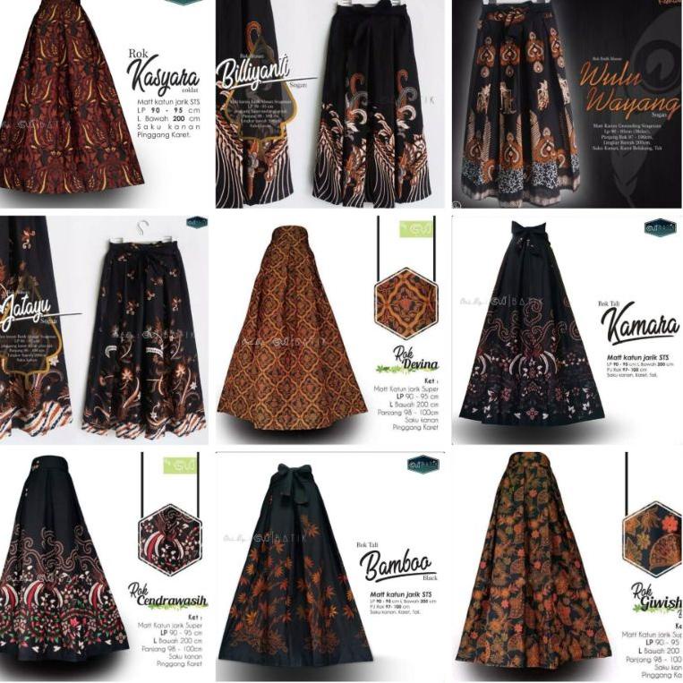 Murah Meriah Rok batik wanita panjang payung jumbo murah bawahan batik dewasa kondangan kebaya