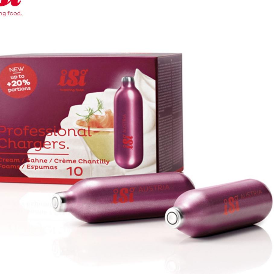 

➽ iSi CREAM CHARGERS 10 PCS / WHIPPED CREAM CHARGER / Cream Whipper Charger ✮