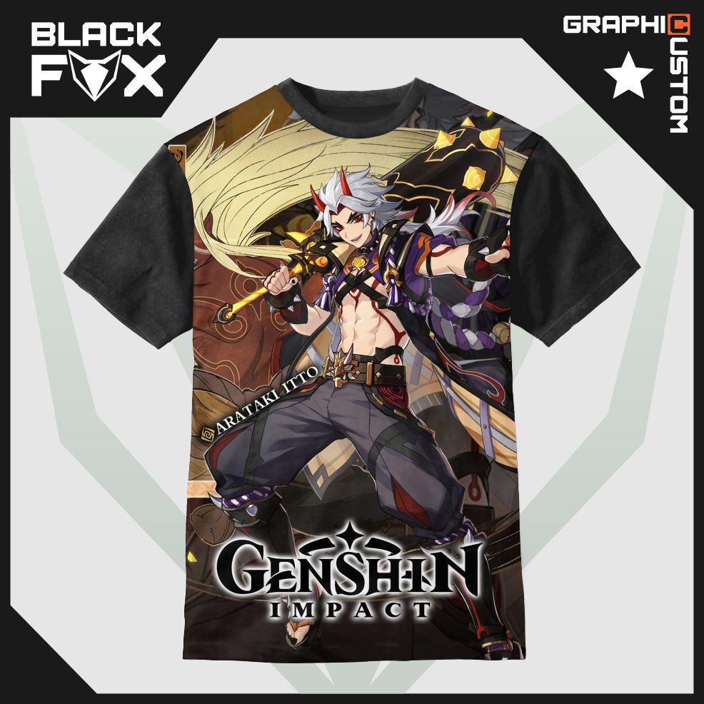 Kaos Anak GENSHIN IMPACT  Arataki Itto