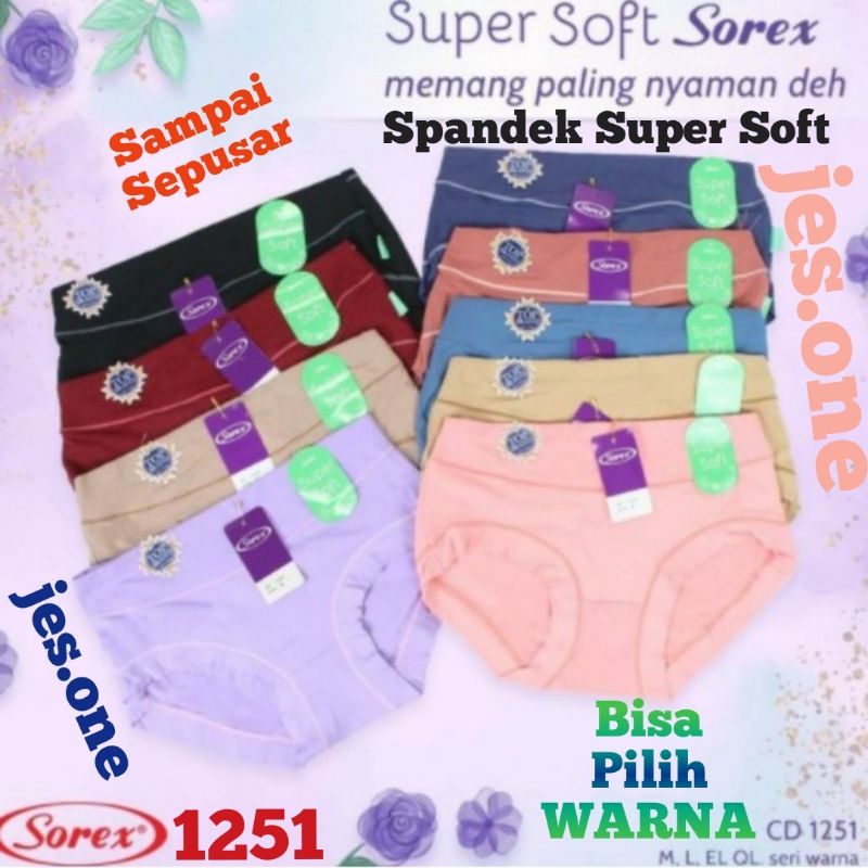 Sorex Cd Basic Bahan Super Soft 1251  wanita Stretch Nyaman TOKO KEANULOVA