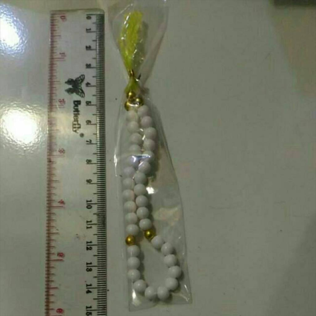 MJS 505 - Tasbih Dop Kecil Kemas Plastik Souvenir Pernikahan 1PC