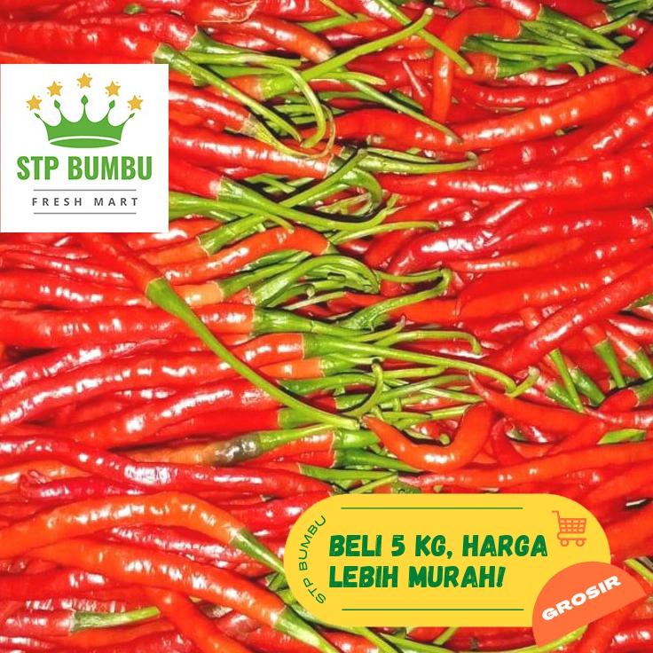 

♪ Cabe Merah Keriting Segar 1kg / Cabai Fresh ♫