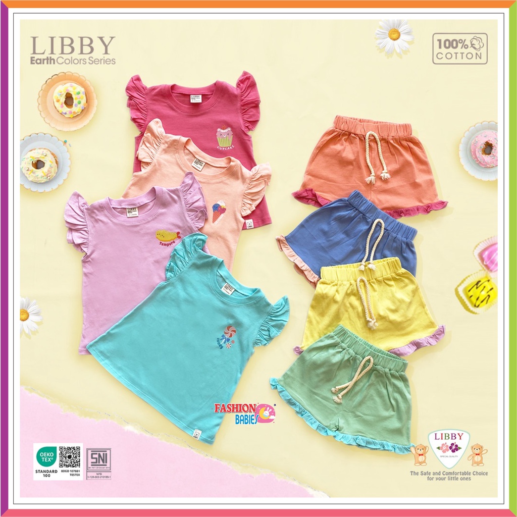 LIBBY NIJI SET BOY &amp; GIRL SERIES | LIBBY EARTH COLOUR 0-8 TAHUN