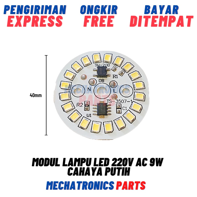 Modul Lampu LED 220V AC Cahaya Putih