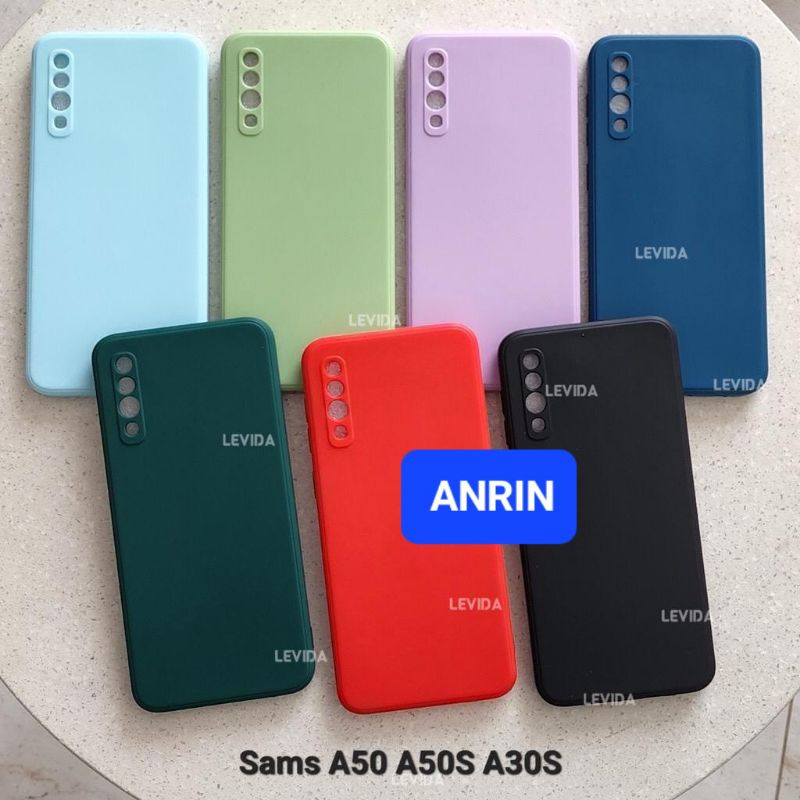 SAMSUNG A50 A50S A30S  CASE MACARON SQUARE ANTI DEBU CASING SOFTCASE SILIKON