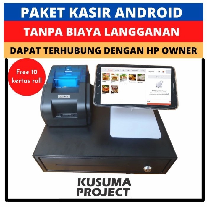 

[[JNT COD]] Mesin Kasir Android / Paket Mesin Kasir Android Untuk Restoran / Cafe