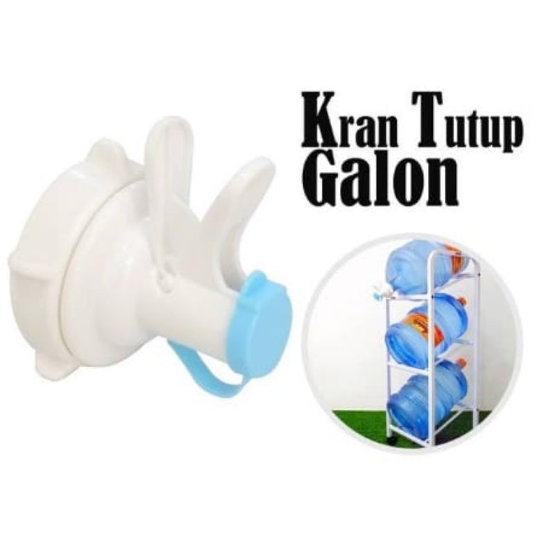 KRAN GALON KERAN AIR PLASTIK FOOD GRADE UNTUK RAK GALON AIR MEJA