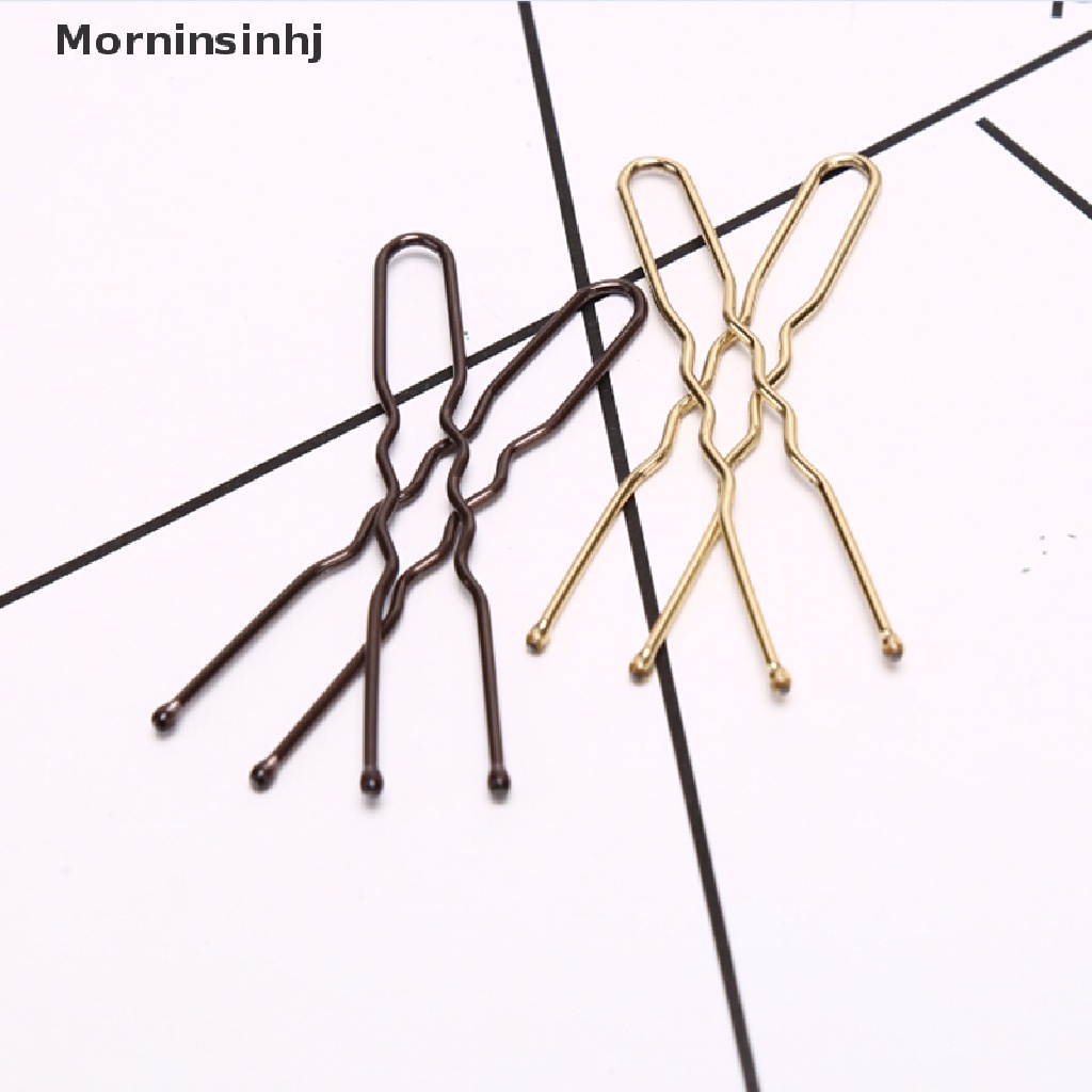 Mornin 20Pcs/set Wanita Berbentuk U Jepit Rambut Hair Clips Bobby Pin Metal Barrette id