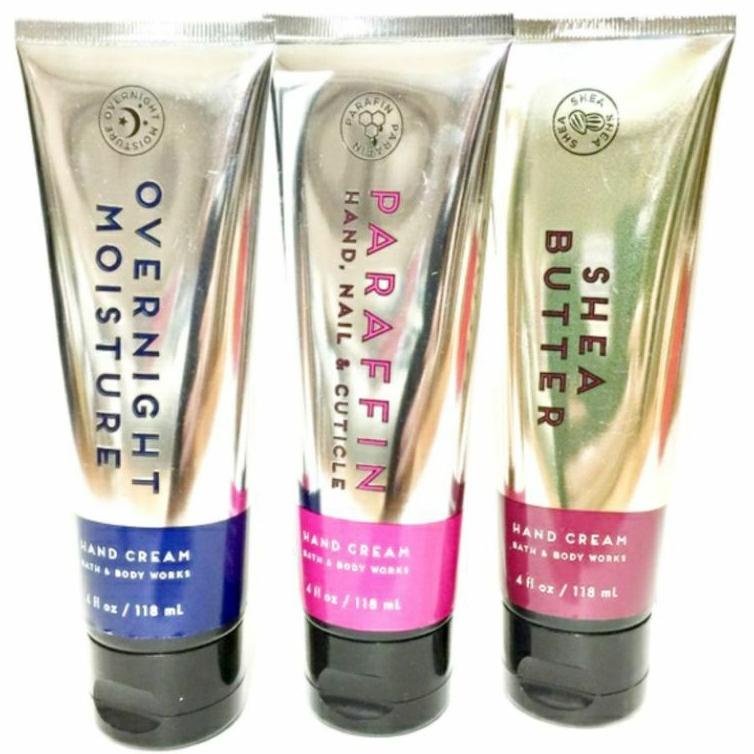 BATH & BODY WORKS BBW OVERNIGHT MOISTURE PARAFIN HAND CREAM 118 ML FRAGRANCE HAND CREAM NO SCENTS HA