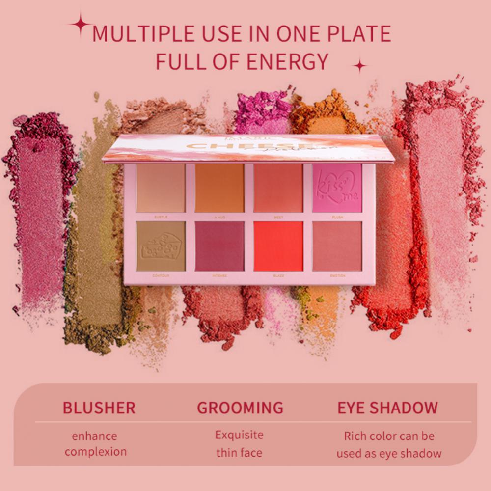 (READY &amp; ORI) IMAGIC 8 Color Contour Blush Cheese Palette FA136