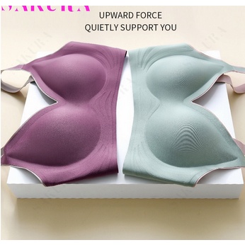 PREMIUM PUSH UP BRA Seamless Bra Tanpa Kawat Jeli Semi Cair Bahan Halus Push Up Latex Bra