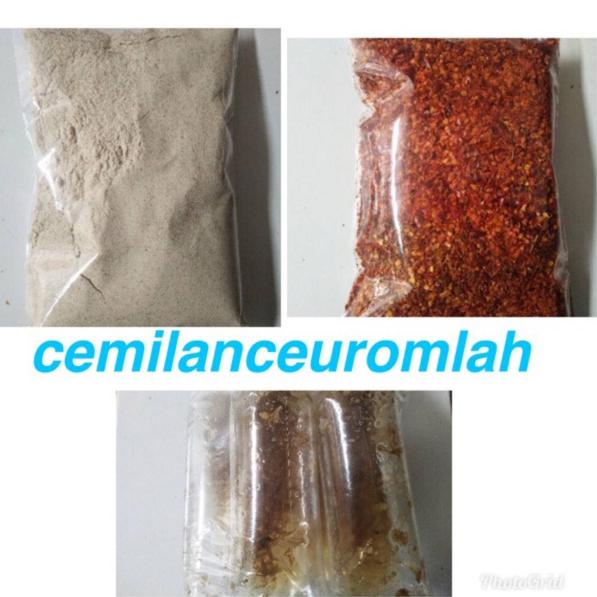 

➶ Bumbu bacil baso aci ( 3 macam) 1000gr minyak rempah asin pedas ada biji cebenya total 1kg murah ◘