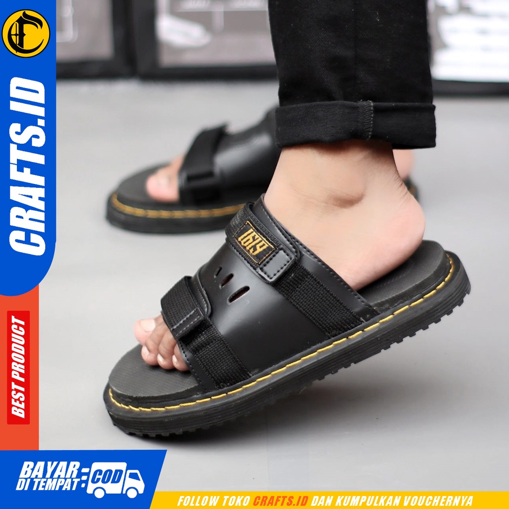 Sandal Gunung Pria Sendal Slide Travelling Terbaru Crafts Liukang