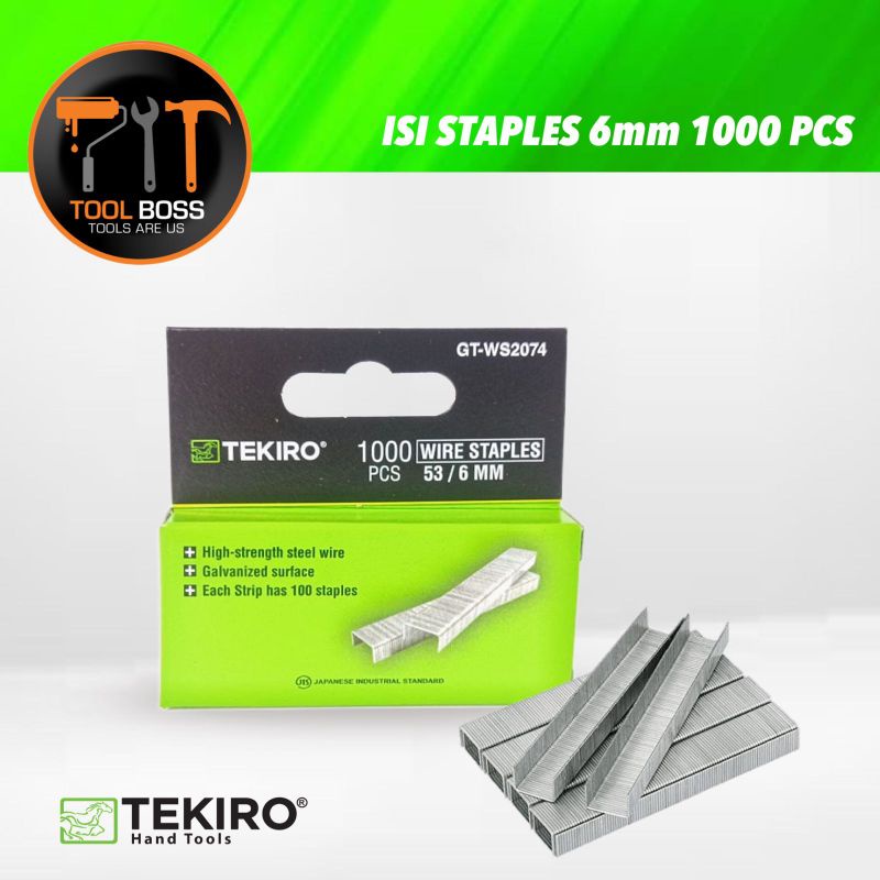 

TEKIRO ISI STEPLES 6 MM