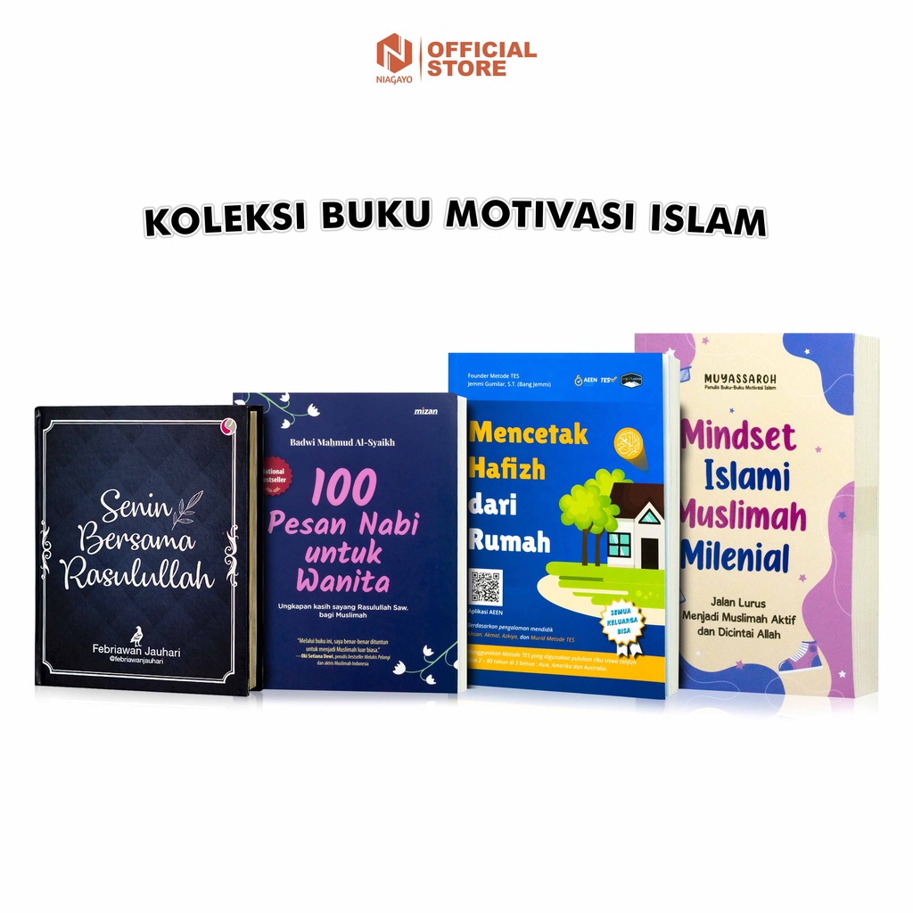 Jual Buku Motivasi Buku Islami Senin Bersama Rasulullah 100 Pesan Nabi Untuk Wanita