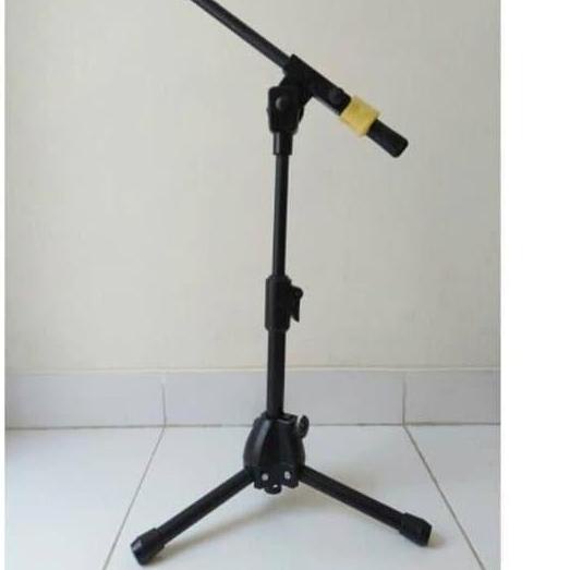 ☼ STAND MIC PENDEK MARUNI + BONUS CATOK MIC ☚