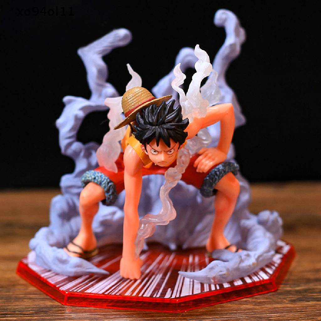 Xo One Piece Anime Figure Luffy Gear2 Fighg Stance Action Figurines Model Pvc OL