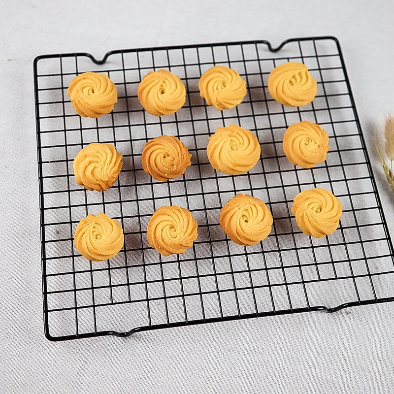 Pendingin Tatakan Kue Roti Cake Bolu Cookies Baking Biscuit Cooling Rack Single Drying Net