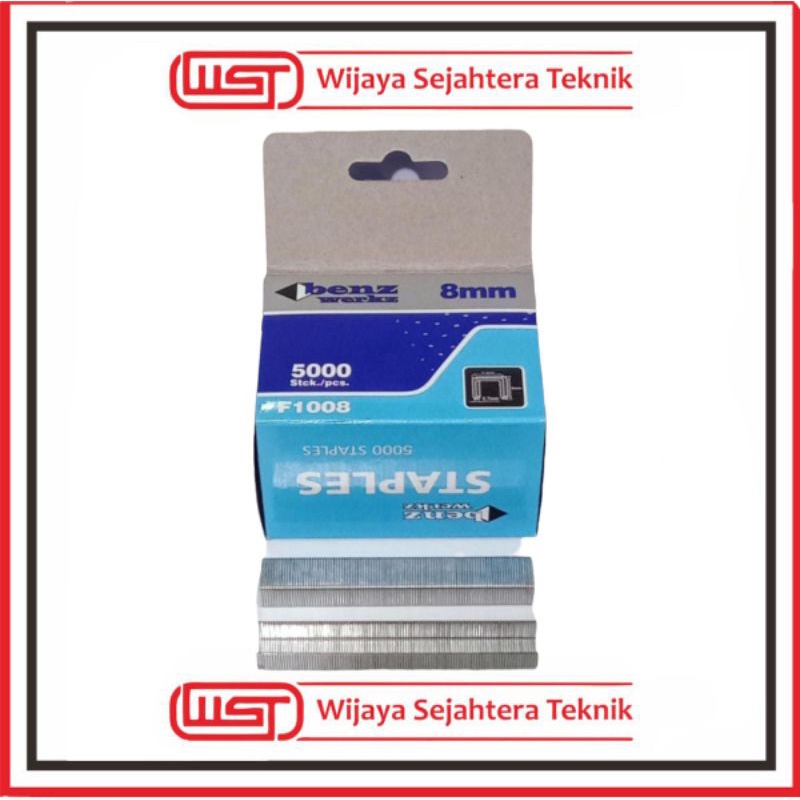 

Benz isi staples tembak 1008F 8mm 5000pcs isi steples tembak manual