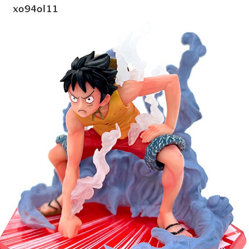 Xo One Piece Anime Figure Luffy Gear2 Fighg Stance Action Figurines Model Pvc OL