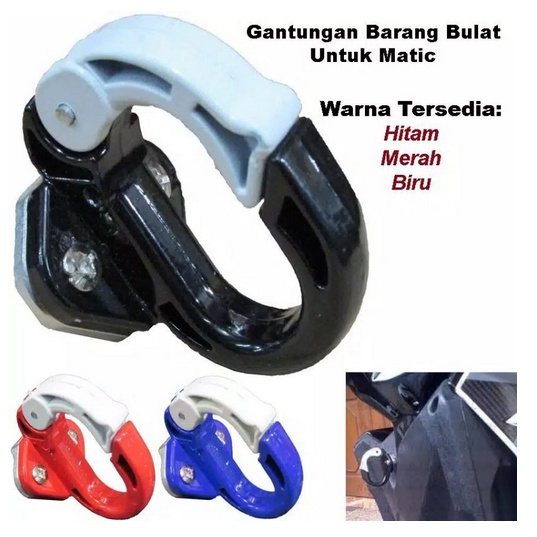 gantungan barang bulat besi universal /untuk semua motor