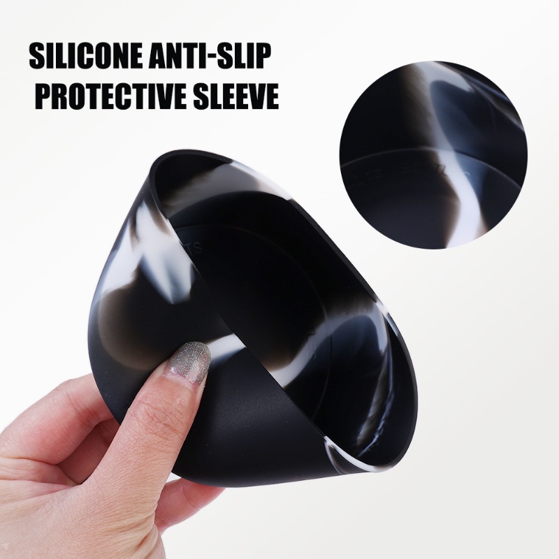 Silikon Penutup Pelindung Anti slip Untuk Cangkir Air/Colorful Elastis Anti-Tabrakan Water Bottle Decorative Sleeve